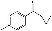 シクロプロピル(4-メチルフェニル)ケトン 化学構造式