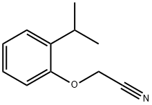 [2-(1-methylethyl)phenoxy]acetonitrile Structure