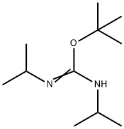 O-tert-ブチル-N,N'-ジイソプロピルイソ尿素 化学構造式