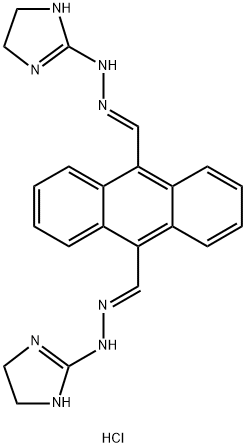 Bisantrene dihydrochloride Struktur