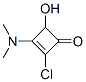 2-Cyclobuten-1-one,  2-chloro-3-(dimethylamino)-4-hydroxy- Struktur