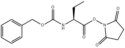 [(1S)-1-[[(2,5-二氧代-1-吡咯烷基)氧基]羰基]丙基]氨基甲酸苄酯,71447-81-9,结构式