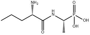 Phosphonic acid, (1-((2-amino-1-oxopentyl)amino)ethyl)-, (R-(R*,S*))-|