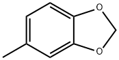 5-メチル-1,3-ベンゾジオキソール 化学構造式