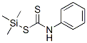 N-Phenyldithiocarbamic acid trimethylsilyl ester Structure