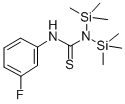 1,1-Bis(trimethylsilyl)-3-(m-fluorophenyl)-2-thiourea 结构式