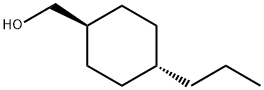 (TRANS-4-プロピルシクロヘキシル)メタノール 化学構造式