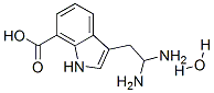 DL-7-氮杂色氨酸水合物 结构式
