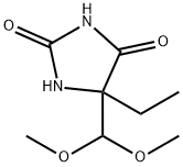 5-(dimethoxymethyl)-5-ethyl-imidazolidine-2,4-dione Structure