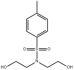 N,N-BIS(2-HYDROXYETHYL)-P-TOLUENESULFONAMIDE Struktur