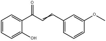 2′-ヒドロキシ-3-メトキシカルコン 化学構造式