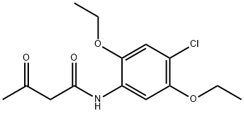 N-(4-chloro-2,5-diethoxyphenyl)-3-oxobutyramide Struktur
