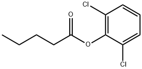 ペンタン酸2,6-ジクロロフェニル 化学構造式