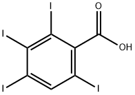 2,3,4,6-テトラヨード安息香酸 化学構造式