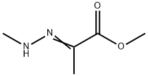Propanoic acid, 2-(methylhydrazono)-, methyl ester (9CI) Structure