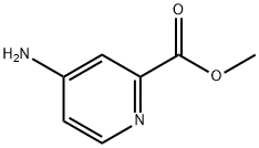 4-アミノピリジン-2-カルボン酸メチル 化学構造式