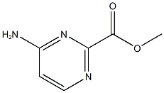 2-Pyrimidinecarboxylicacid,4-amino-,methylester(9CI) 化学構造式