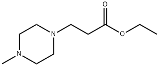 3-(4-METHYL-PIPERAZIN-1-YL)-PROPIONIC ACID ETHYL ESTER >98% Structure