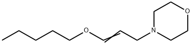 4-[3-(Pentyloxy)-2-propenyl]morpholine Structure