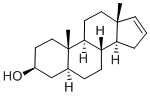 5α-アンドロスタ-16-エン-3β-オール 化学構造式