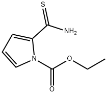 ethyl 2-(aminothioxomethyl)-1H-pyrrole-1-carboxylate Structure