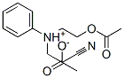 71487-10-0 (2-acetoxyethyl)(2-cyanoethyl)phenylammonium acetate