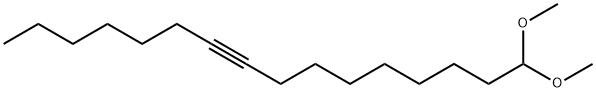16,16-Dimethoxy-7-hexadecyne 结构式