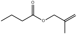 酪酸2-メチル-2-プロペニル 化学構造式