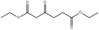 3-オキソヘキサン二酸ジエチル 化学構造式