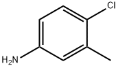 4-氯-3-甲基苯胺,7149-75-9,结构式