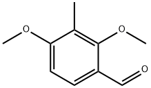 2,4-DIMETHOXY-3-METHYLBENZALDEHYDE Struktur