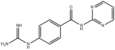 Benzamide, 4-[(aminoiminomethyl)amino]-N-2-pyrimidinyl- (9CI) Structure