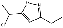Isoxazole, 5-(1-chloroethyl)-3-ethyl- (9CI) Structure