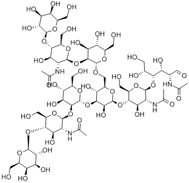 MANNOTRIOSE-DI-(N-ACETYL-D-GLUCOSAMINE), BIS(GALACTOSYL-[N-ACETYL-D-GLUCOSAMINYL])|G2聚糖