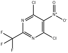 2-三氟甲基-5-硝基-4,6-二氯嘧啶, 715-46-8, 结构式