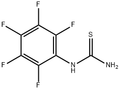 1-五氟苯基-2-硫脲, 715-60-6, 结构式