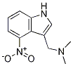 3-dimethylaminomethyl-4-nitroindole 结构式