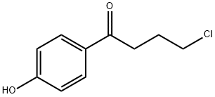 4-CHLORO-4'-HYDROXYBUTYROPHENONE Structure