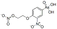 [3-nitro-4-(2-nitrooxyethoxy)phenyl]arsonic acid Structure