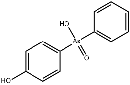 (4-hydroxyphenyl)-phenyl-arsinic acid 化学構造式