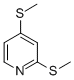 2,4-二甲硫基吡啶 结构式
