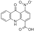 1-Nitro-9-oxo-4-acridinecarboxylic acid Struktur