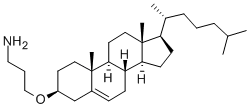 3-[3BETA-CHOLEST-5-EN-3-YL)OXY]-1-PROPANAMINE 结构式