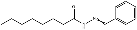 N-Octanoyl-N'-benzylidenehydrazine Structure