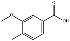 3-Methoxy-4-methylbenzoic acid Struktur