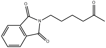 2-(5-氧代己基)异吲哚啉-1,3-二酮,71510-41-3,结构式