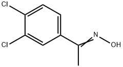 1-(3,4-ジクロロフェニル)エタン-1-オンオキシム 化学構造式