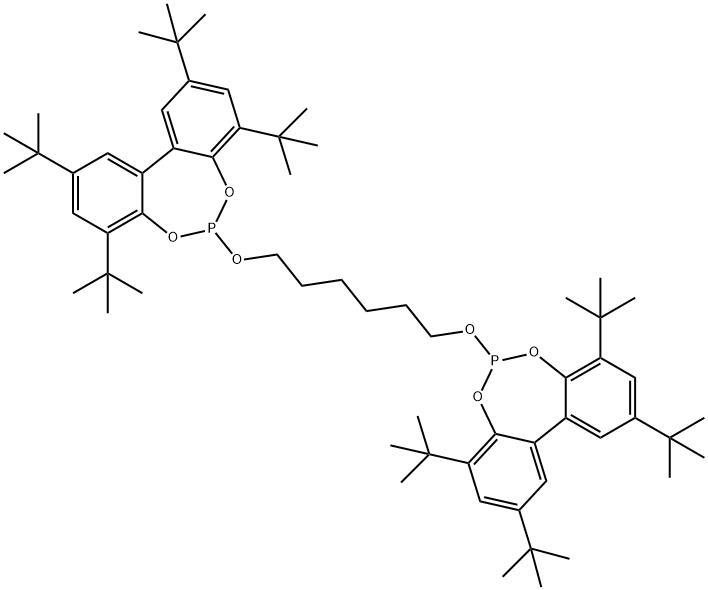6,6'-[1,6-Hexanediylbis(oxy)]bis[2,4,8,10-tetrakis(1,1-dimethylethyl)dibenzo[d,f][1,3,2]dioxaphosphepin]|