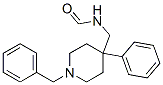 N-[[4-フェニル-1-(フェニルメチル)ピペリジン-4-イル]メチル]ホルムアミド 化学構造式