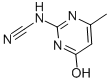 2-CYANOAMINO-4-HYDROXY-6-METHYLPYRIMIDINE Structure